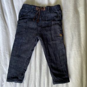 Zara boys blue tweed pants